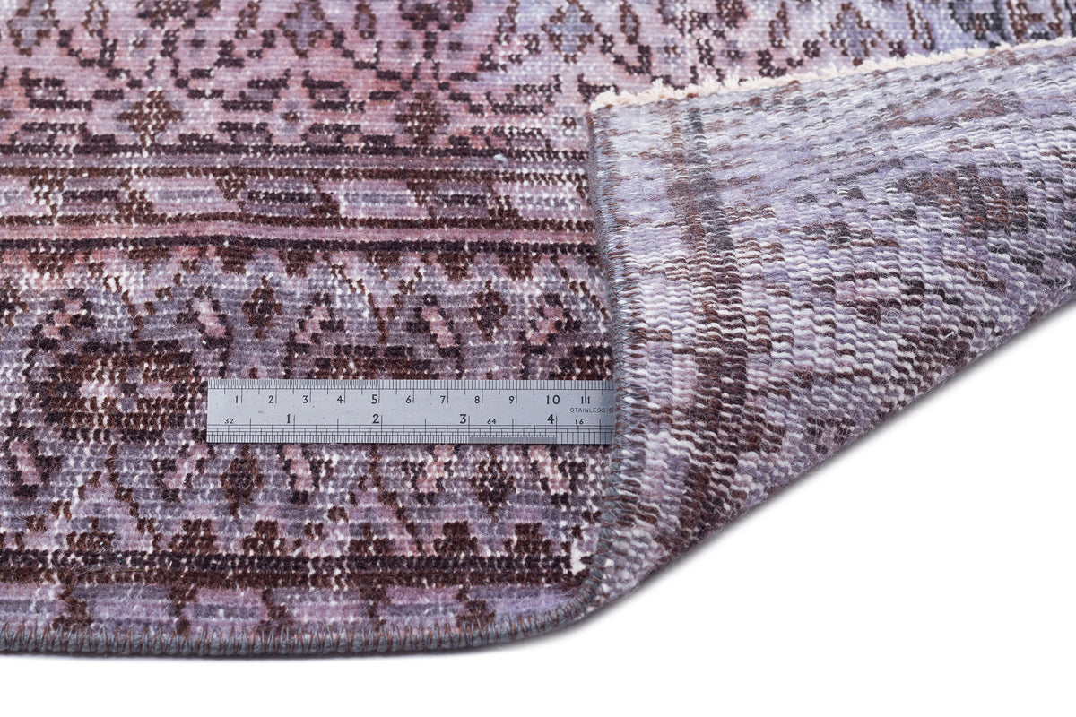 Retro Over Dyed Vintage Rug 5&#39;10&#39;&#39; x 9&#39;7&#39;&#39; ft 177 x 293 cm
