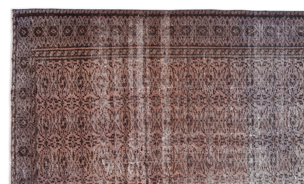 Retro Over Dyed Vintage Rug 5'10'' x 9'7'' ft 177 x 293 cm
