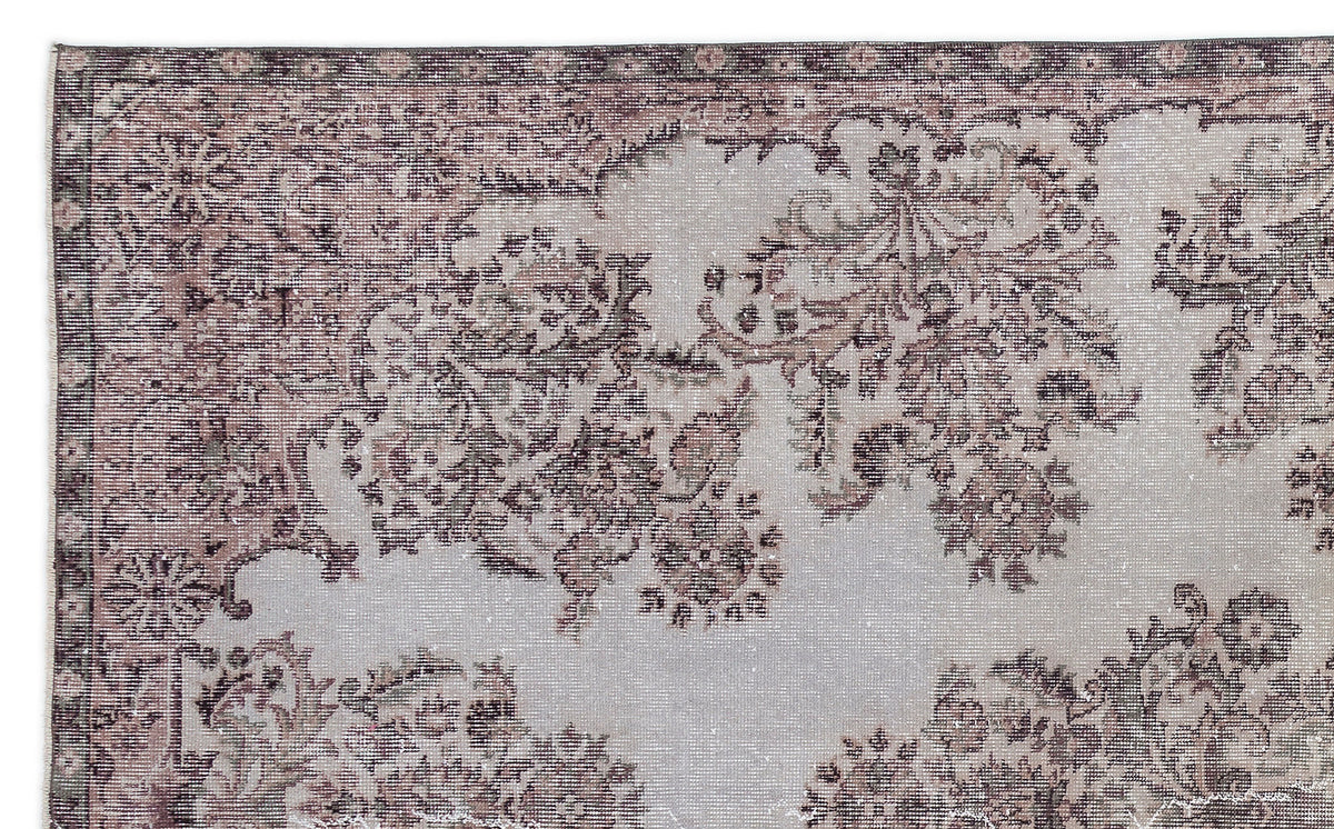 Naturel Over Dyed Vintage Rug 5&#39;12&#39;&#39; x 9&#39;7&#39;&#39; ft 182 x 292 cm