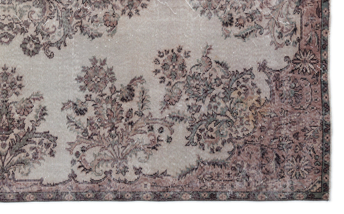 Naturel Over Dyed Vintage Rug 5&#39;12&#39;&#39; x 9&#39;7&#39;&#39; ft 182 x 292 cm