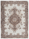 Naturel Over Dyed Vintage Rug 5'10'' x 8'2'' ft 177 x 248 cm