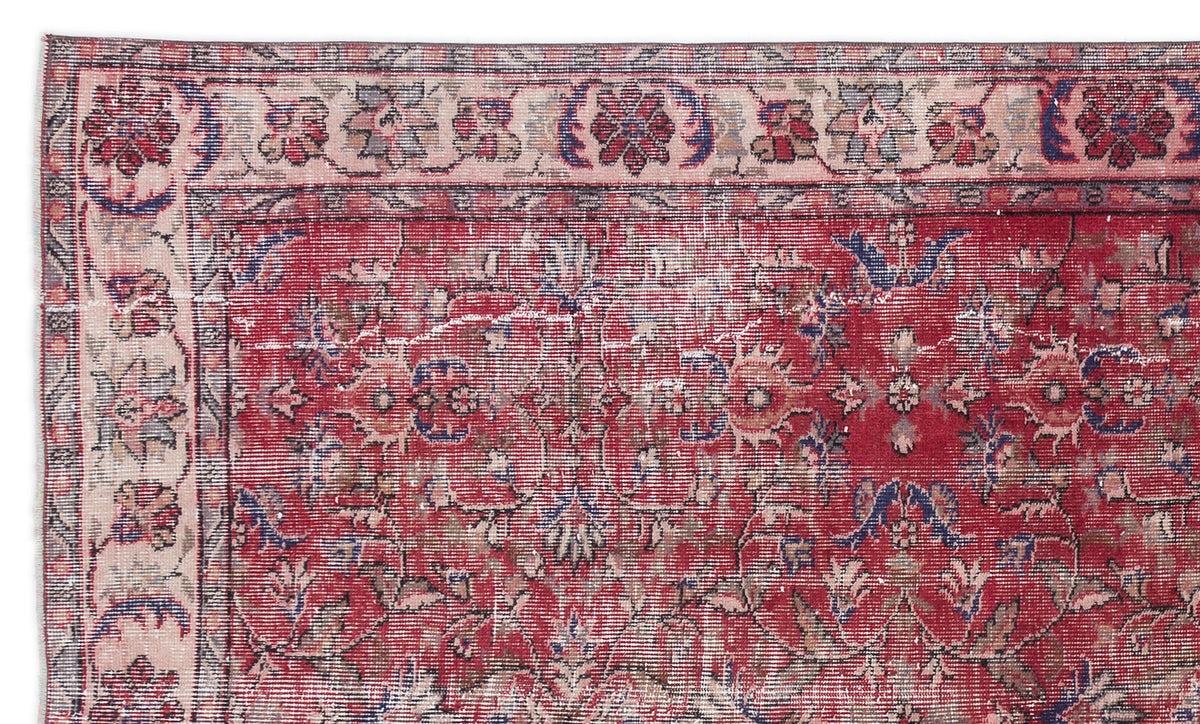 Naturel Over Dyed Vintage Rug 5&#39;1&#39;&#39; x 8&#39;9&#39;&#39; ft 155 x 266 cm