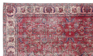 Naturel Over Dyed Vintage Rug 5'1'' x 8'9'' ft 155 x 266 cm