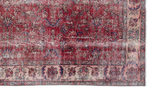 Naturel Over Dyed Vintage Rug 5'1'' x 8'9'' ft 155 x 266 cm