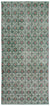 Retro Over Dyed Vintage Rug 3'10'' x 8'2'' ft 117 x 250 cm