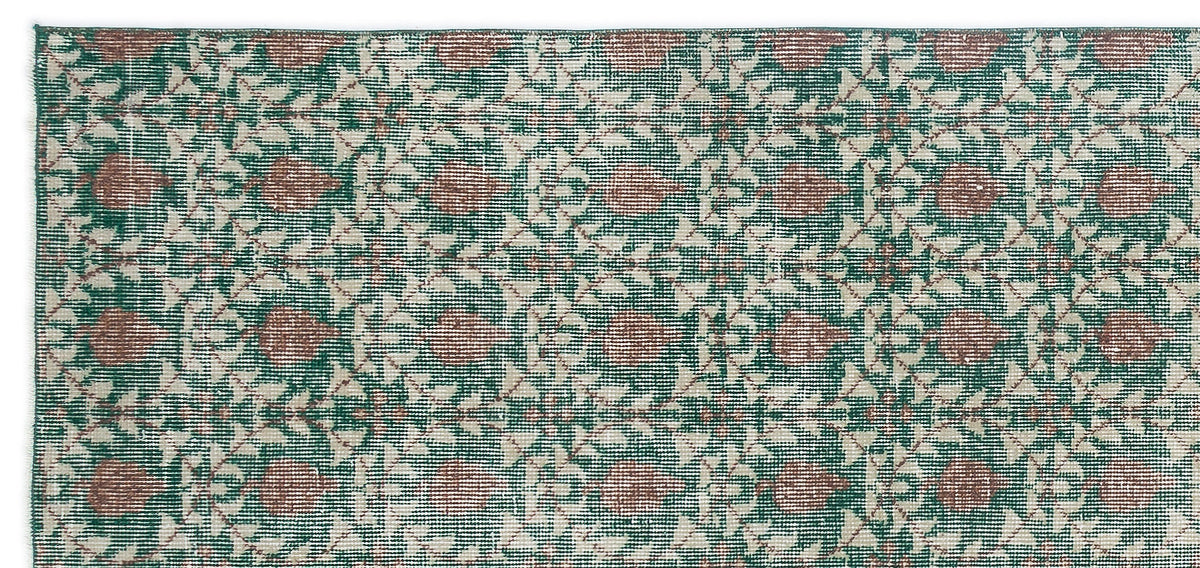 Retro Over Dyed Vintage Rug 3&#39;10&#39;&#39; x 8&#39;2&#39;&#39; ft 117 x 250 cm