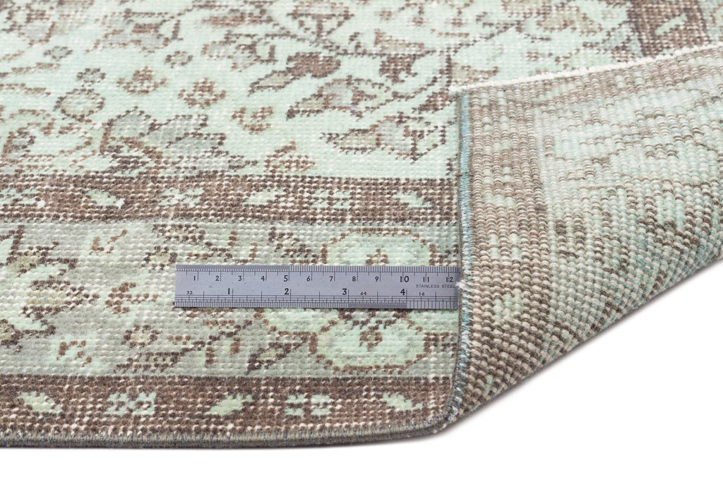 Naturel Over Dyed Vintage Rug 5'9'' x 9'7'' ft 175 x 293 cm