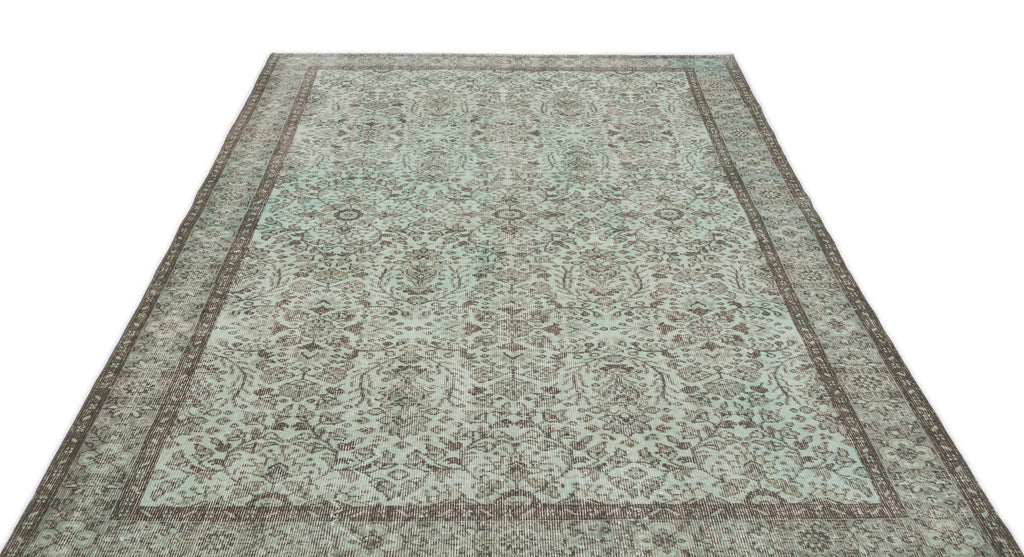 Naturel Over Dyed Vintage Rug 5'9'' x 9'7'' ft 175 x 293 cm