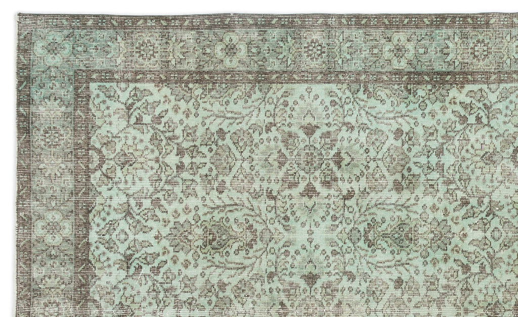 Naturel Over Dyed Vintage Rug 5'9'' x 9'7'' ft 175 x 293 cm