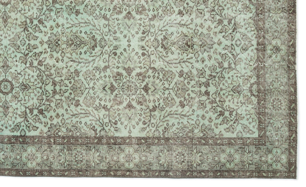 Naturel Over Dyed Vintage Rug 5'9'' x 9'7'' ft 175 x 293 cm