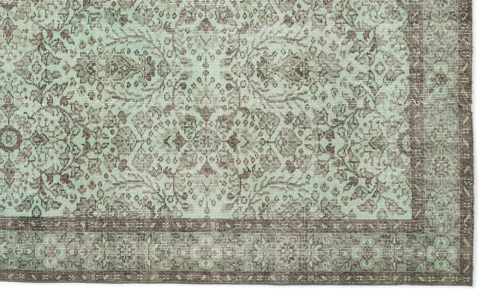 Naturel Over Dyed Vintage Rug 5'9'' x 9'7'' ft 175 x 293 cm