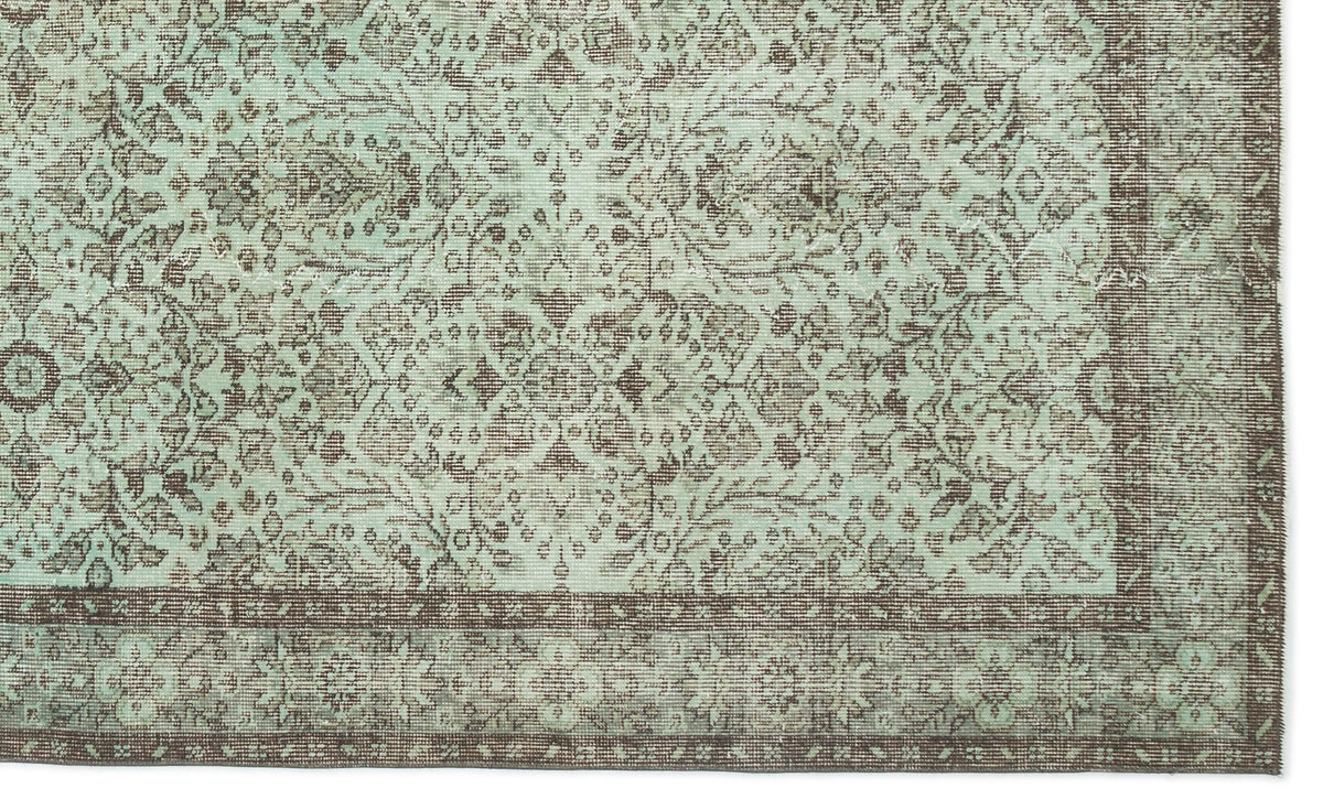 Naturel Over Dyed Vintage Rug 5&#39;9&#39;&#39; x 9&#39;7&#39;&#39; ft 175 x 293 cm