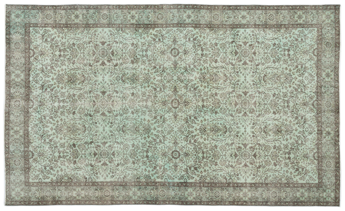 Naturel Over Dyed Vintage Rug 5&#39;9&#39;&#39; x 9&#39;7&#39;&#39; ft 175 x 293 cm