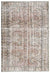 Retro Over Dyed Vintage Rug 6'1'' x 9'0'' ft 185 x 275 cm