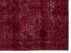 Red Over Dyed Vintage XLarge Rug 9'4'' x 12'8'' ft 285 x 387 cm