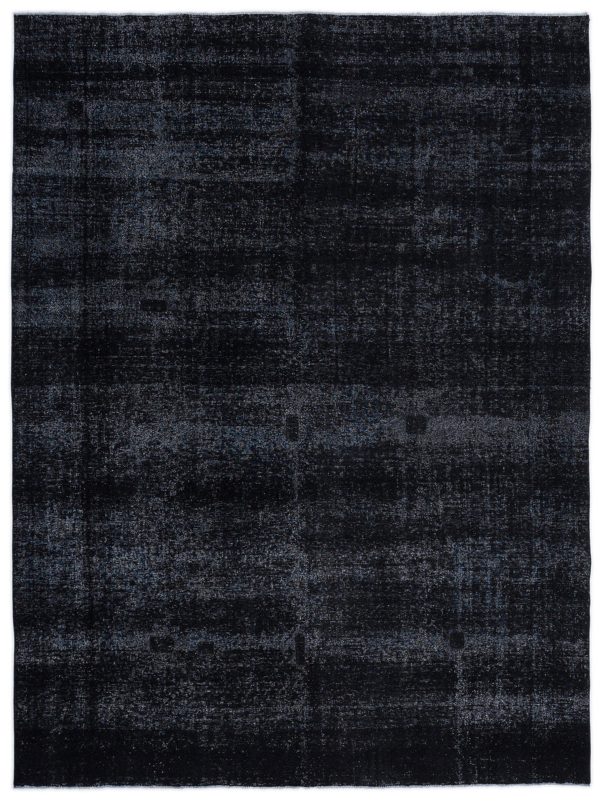 Black Over Dyed Vintage XLarge Rug 9&#39;2&#39;&#39; x 12&#39;2&#39;&#39; ft 280 x 371 cm