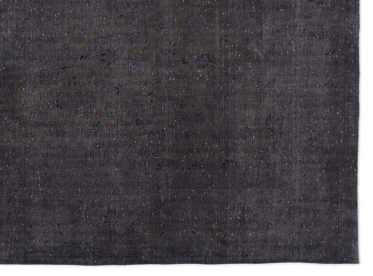 Gray Over Dyed Vintage XLarge Rug 9&#39;11&#39;&#39; x 13&#39;7&#39;&#39; ft 301 x 415 cm
