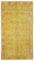 Yellow Over Dyed Vintage Rug 4'10'' x 8'9'' ft 147 x 266 cm