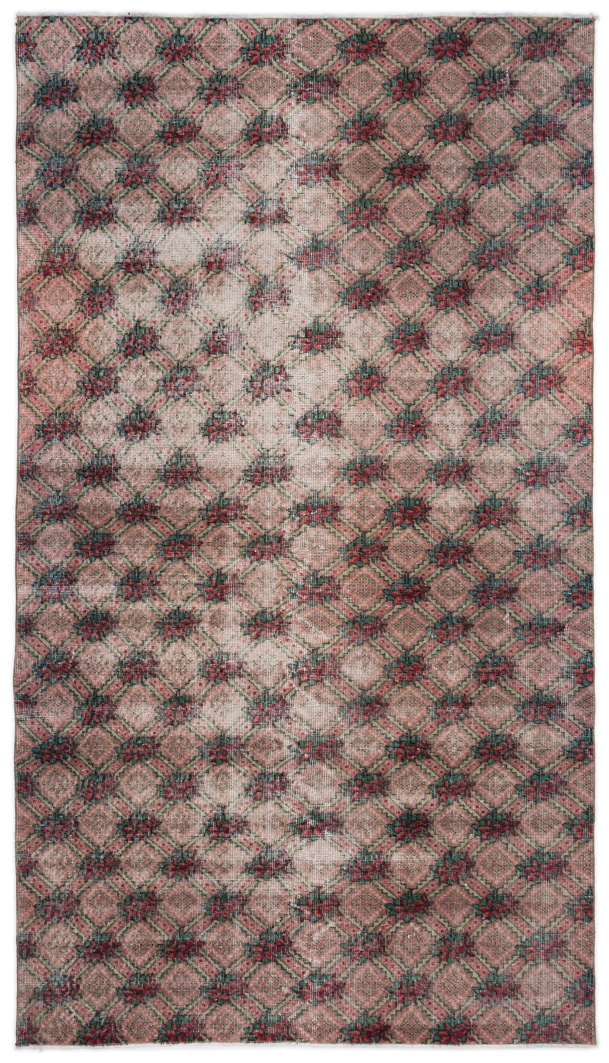 Naturel Over Dyed Vintage Rug 5&#39;1&#39;&#39; x 8&#39;9&#39;&#39; ft 154 x 266 cm