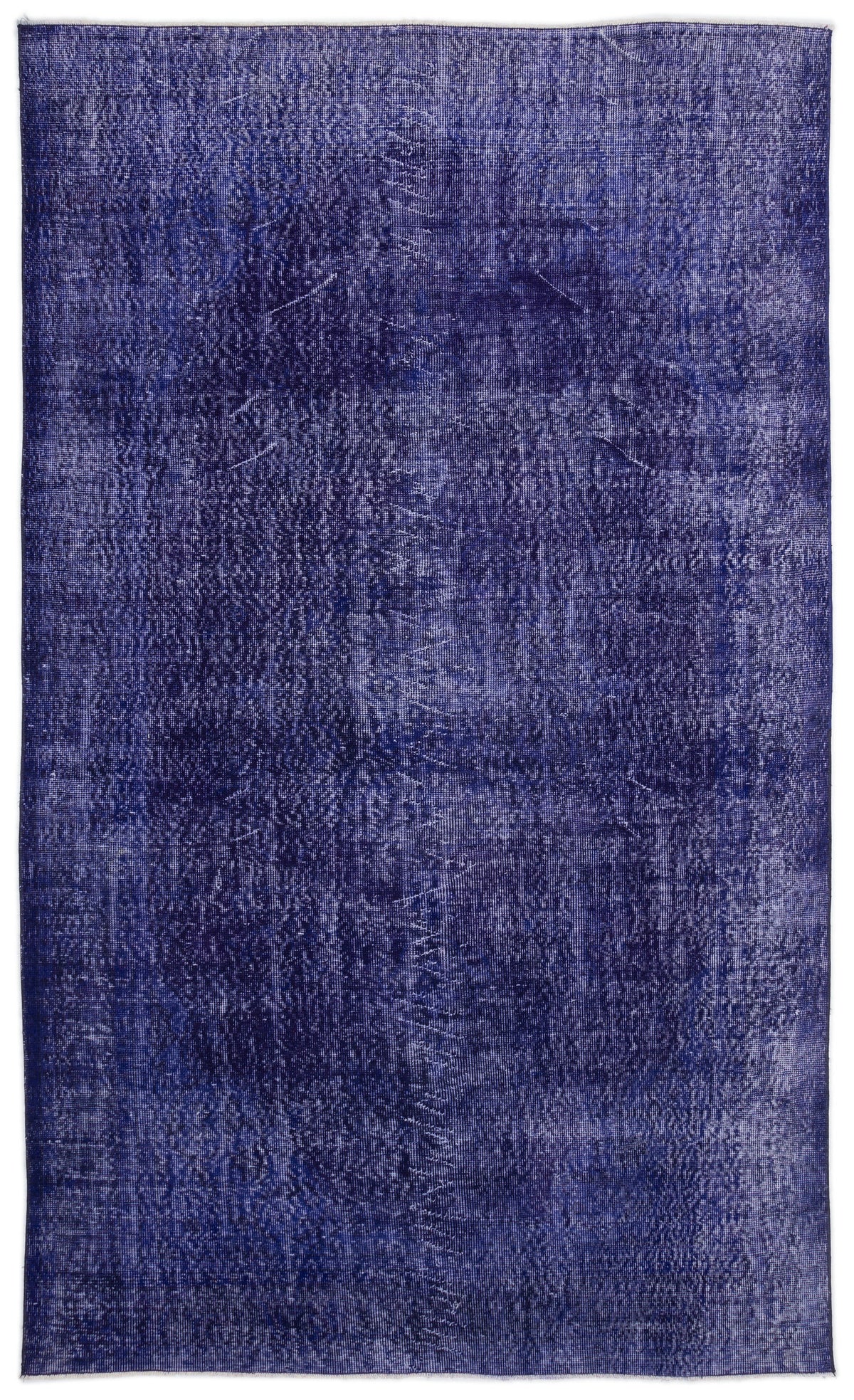 Purple Over Dyed Vintage Rug 5&#39;7&#39;&#39; x 9&#39;7&#39;&#39; ft 170 x 291 cm