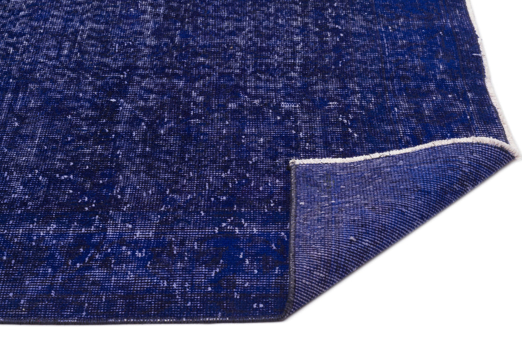 Purple Over Dyed Vintage Rug 5'8'' x 9'3'' ft 172 x 283 cm