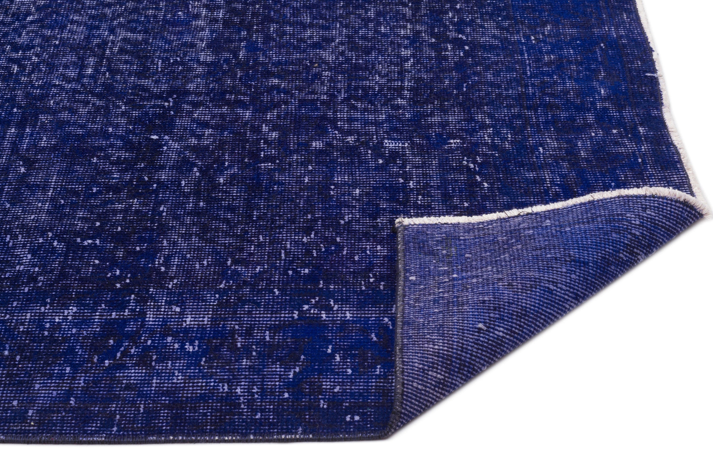 Purple Over Dyed Vintage Rug 5'8'' x 9'3'' ft 172 x 283 cm