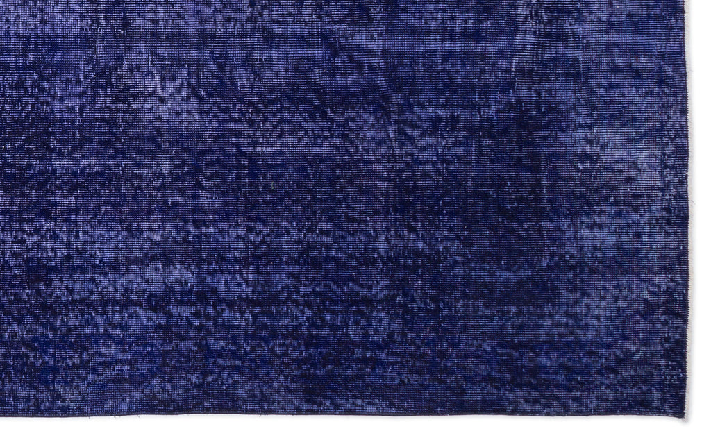 Purple Over Dyed Vintage Rug 5'8'' x 9'3'' ft 172 x 283 cm