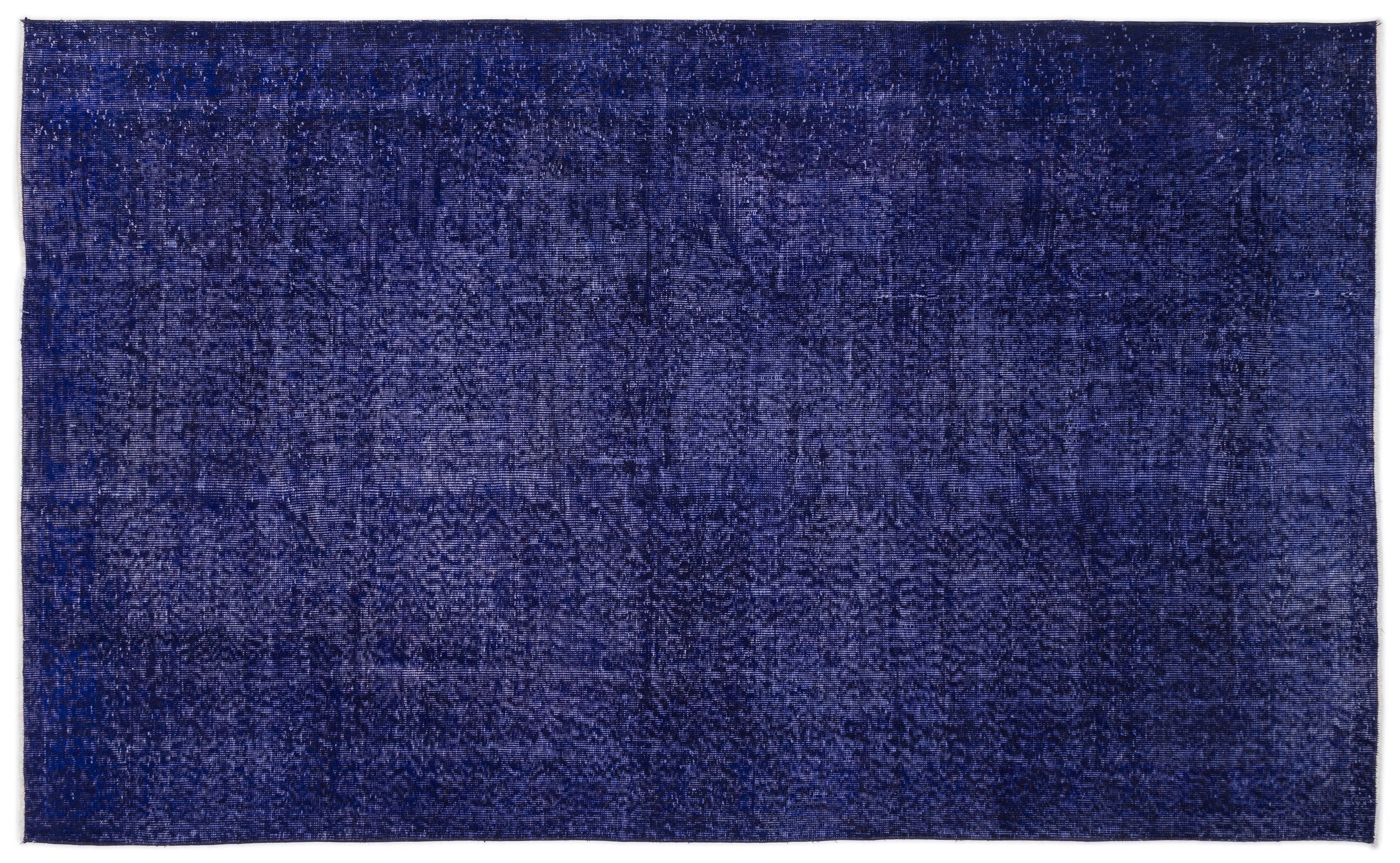 Purple Over Dyed Vintage Rug 5'8'' x 9'3'' ft 172 x 283 cm