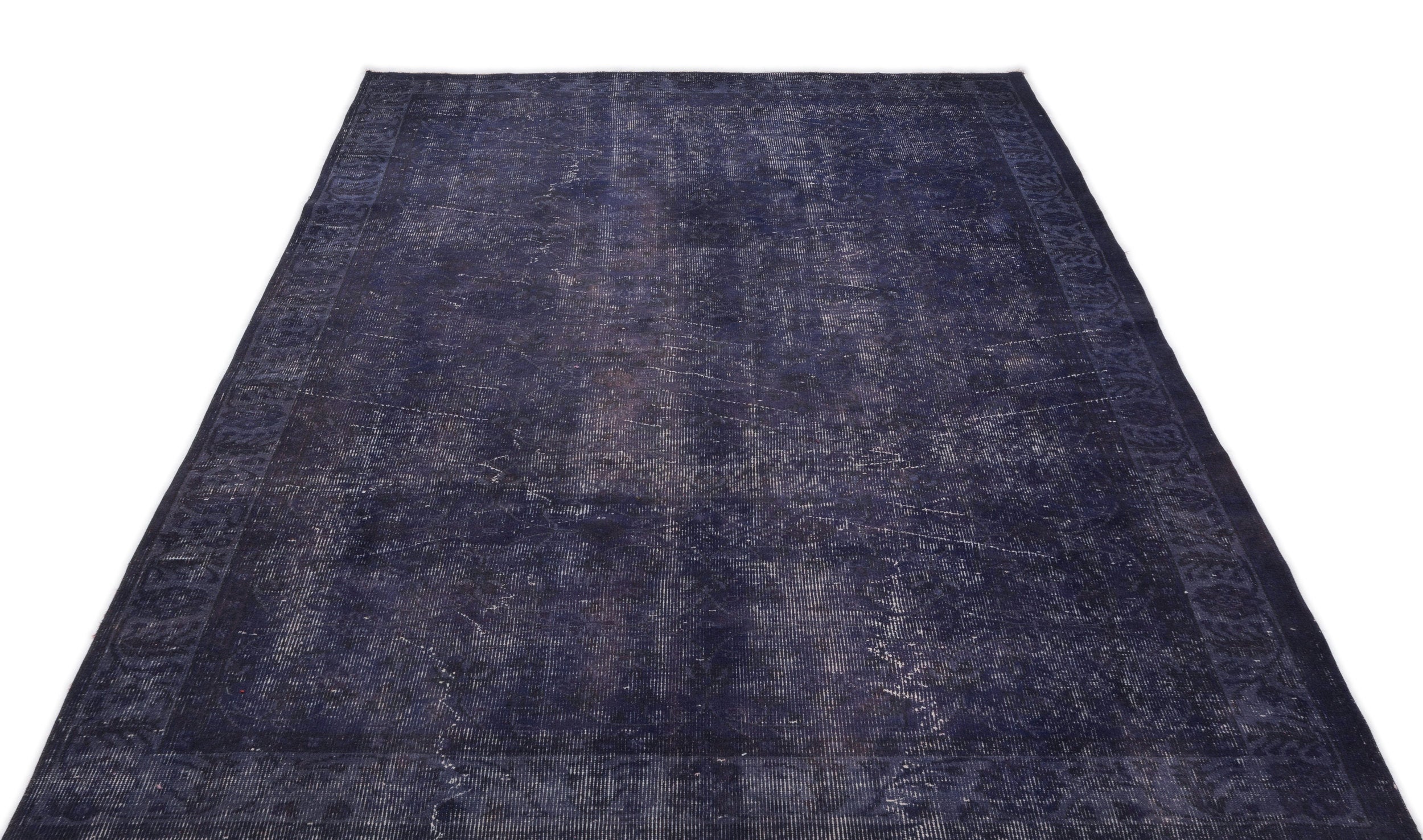Naturel Over Dyed Vintage Rug 5'7'' x 9'3'' ft 170 x 282 cm