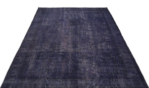 Naturel Over Dyed Vintage Rug 5'7'' x 9'3'' ft 170 x 282 cm