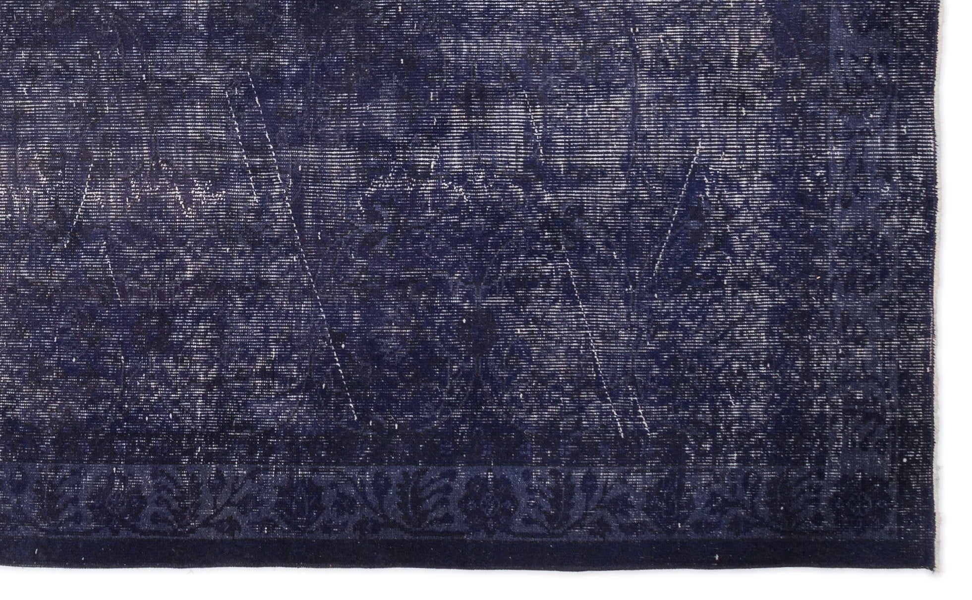 Naturel Over Dyed Vintage Rug 5'7'' x 9'3'' ft 170 x 282 cm