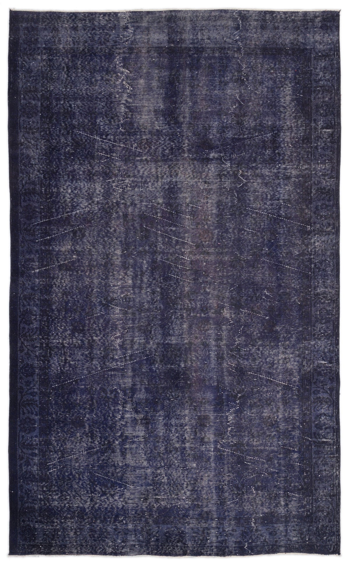 Naturel Over Dyed Vintage Rug 5&#39;7&#39;&#39; x 9&#39;3&#39;&#39; ft 170 x 282 cm