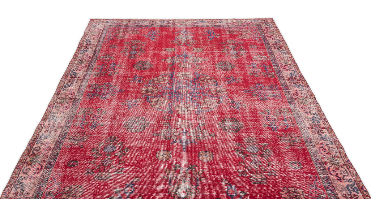 Naturel Over Dyed Vintage Rug 5&#39;11&#39;&#39; x 9&#39;4&#39;&#39; ft 180 x 285 cm