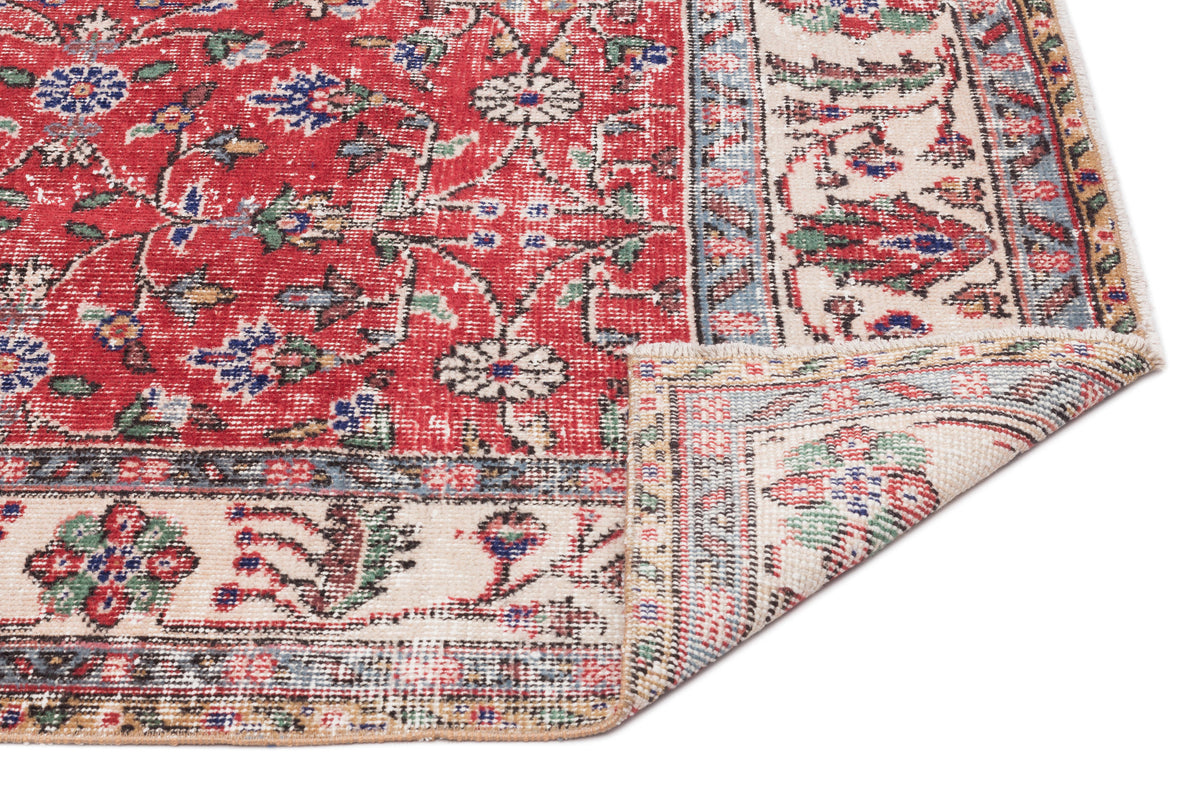 Naturel Over Dyed Vintage Rug 4&#39;10&#39;&#39; x 8&#39;8&#39;&#39; ft 148 x 264 cm