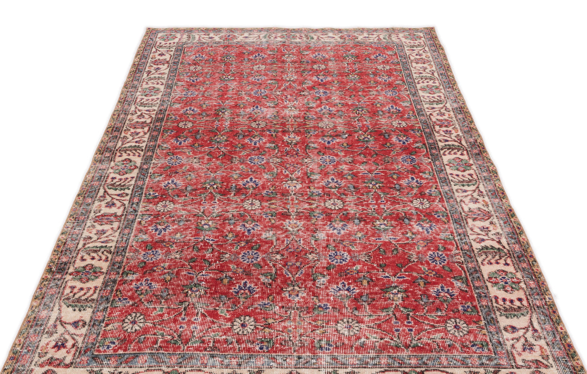 Naturel Over Dyed Vintage Rug 4&#39;10&#39;&#39; x 8&#39;8&#39;&#39; ft 148 x 264 cm