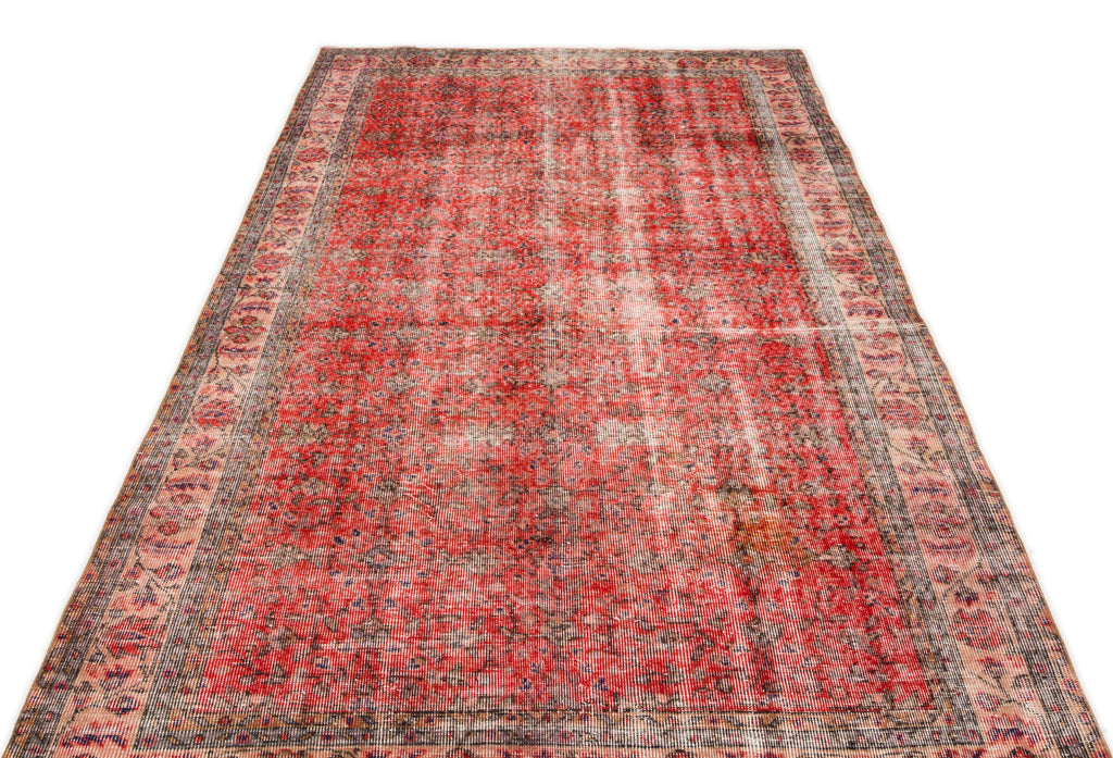 Naturel Over Dyed Vintage Rug 5'4'' x 8'7'' ft 162 x 262 cm