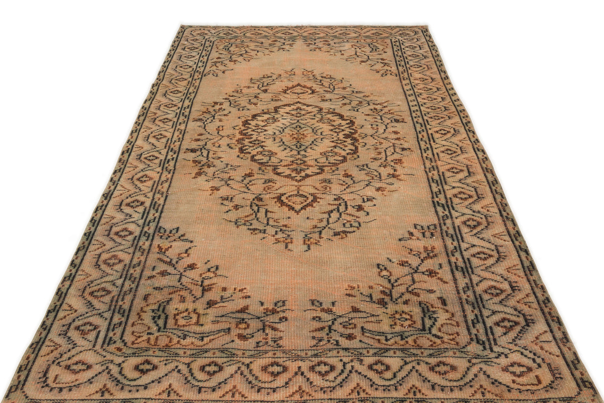 Naturel Over Dyed Vintage Rug 5&#39;0&#39;&#39; x 8&#39;1&#39;&#39; ft 153 x 246 cm
