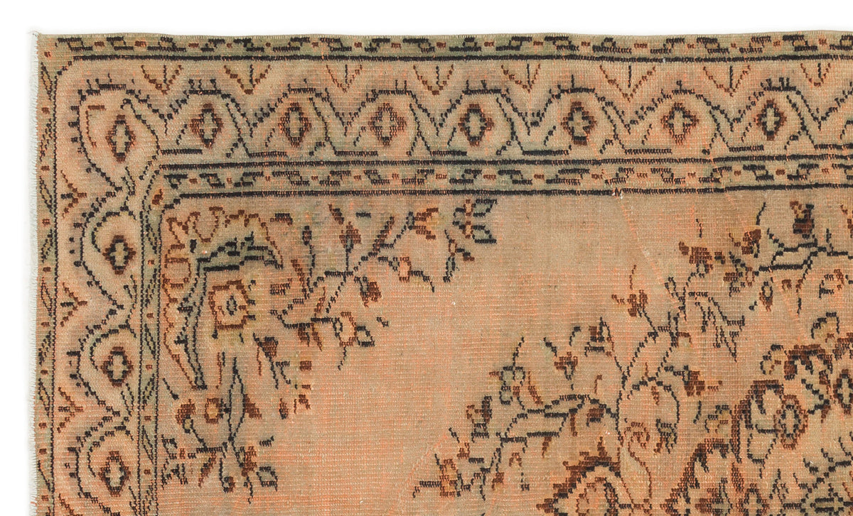 Naturel Over Dyed Vintage Rug 5&#39;0&#39;&#39; x 8&#39;1&#39;&#39; ft 153 x 246 cm