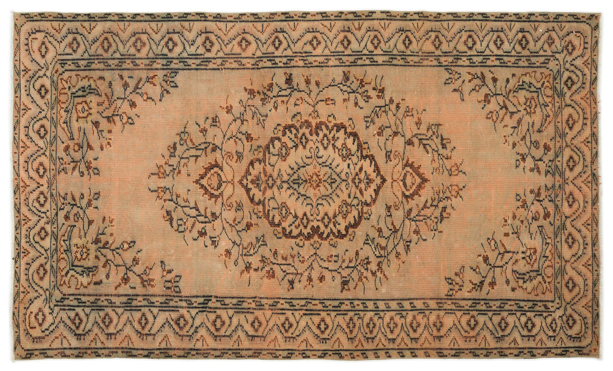 Naturel Over Dyed Vintage Rug 5&#39;0&#39;&#39; x 8&#39;1&#39;&#39; ft 153 x 246 cm