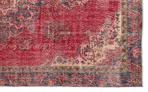 Naturel Over Dyed Vintage Rug 5'8'' x 9'5'' ft 173 x 286 cm