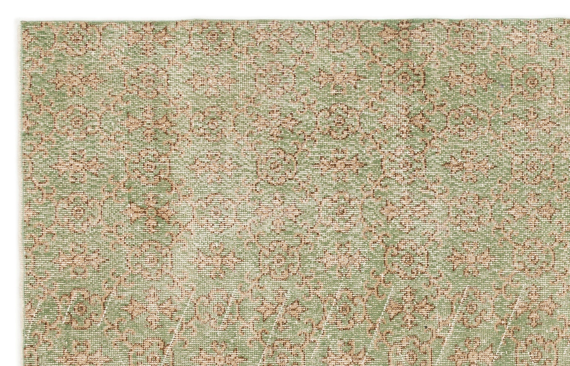 Naturel Over Dyed Vintage Rug 5'6'' x 8'8'' ft 168 x 264 cm