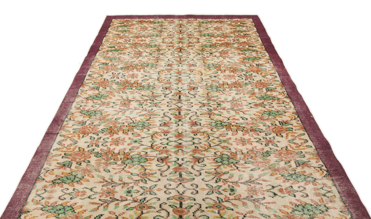 Naturel Over Dyed Vintage Rug 5&#39;11&#39;&#39; x 9&#39;7&#39;&#39; ft 180 x 292 cm