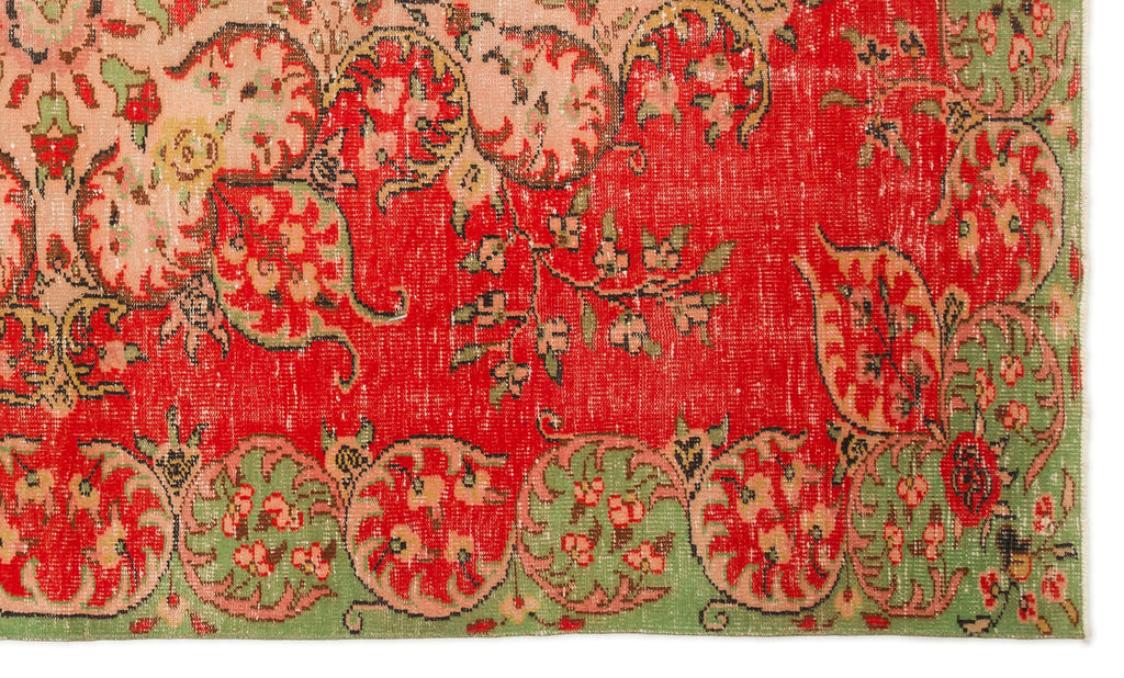 Naturel Over Dyed Vintage Rug 6'1'' x 10'4'' ft 185 x 316 cm