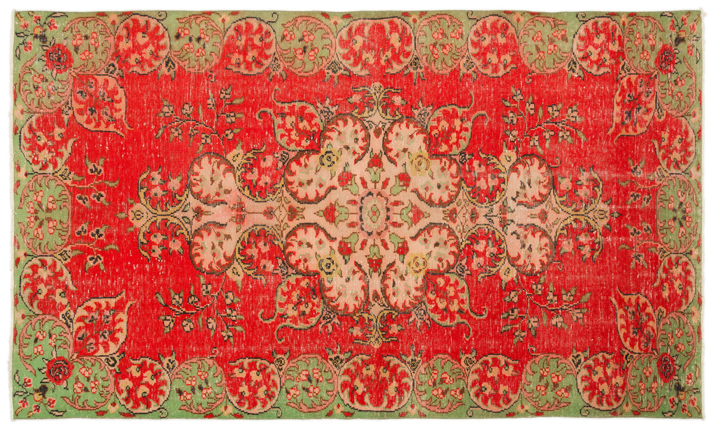 Naturel Over Dyed Vintage Rug 6'1'' x 10'4'' ft 185 x 316 cm
