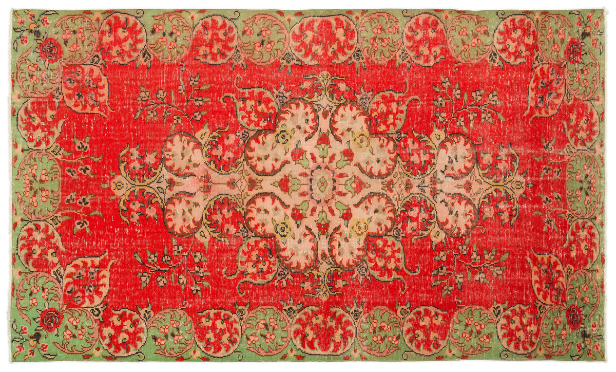 Naturel Over Dyed Vintage Rug 6&#39;1&#39;&#39; x 10&#39;4&#39;&#39; ft 185 x 316 cm