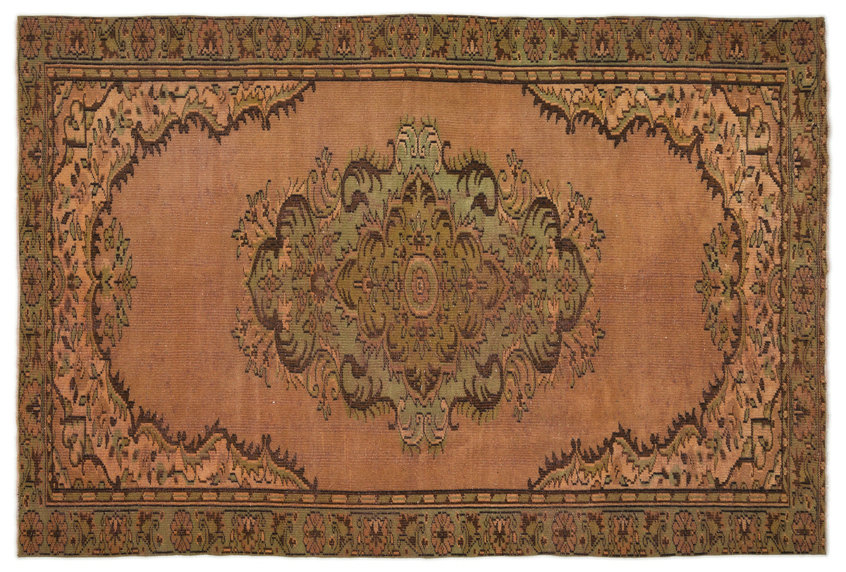 Naturel Over Dyed Vintage Rug 6&#39;0&#39;&#39; x 8&#39;10&#39;&#39; ft 183 x 268 cm