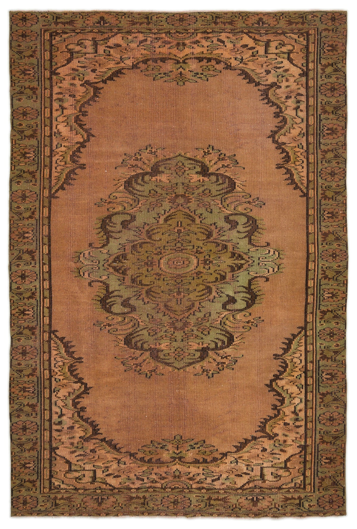 Naturel Over Dyed Vintage Rug 6&#39;0&#39;&#39; x 8&#39;10&#39;&#39; ft 183 x 268 cm