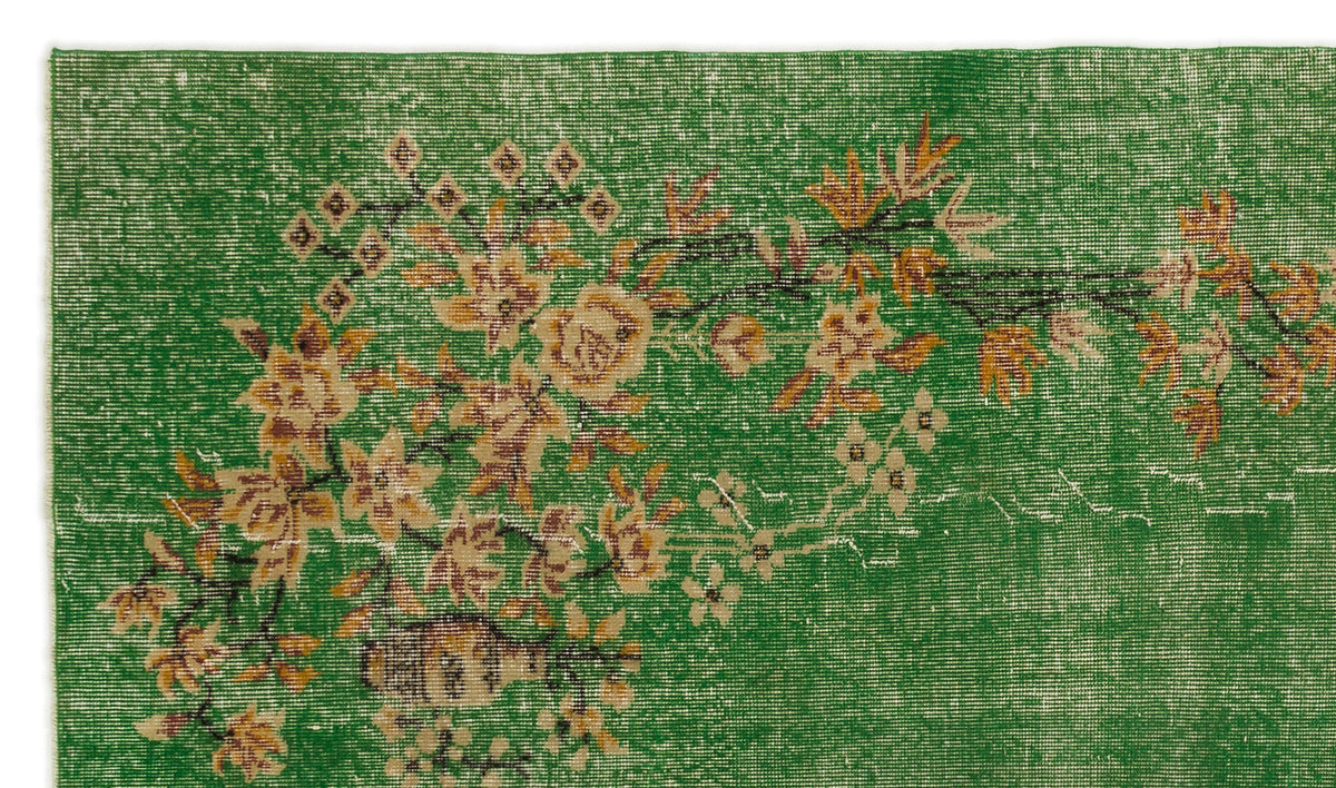 Naturel Over Dyed Vintage Rug 5&#39;1&#39;&#39; x 8&#39;11&#39;&#39; ft 154 x 271 cm