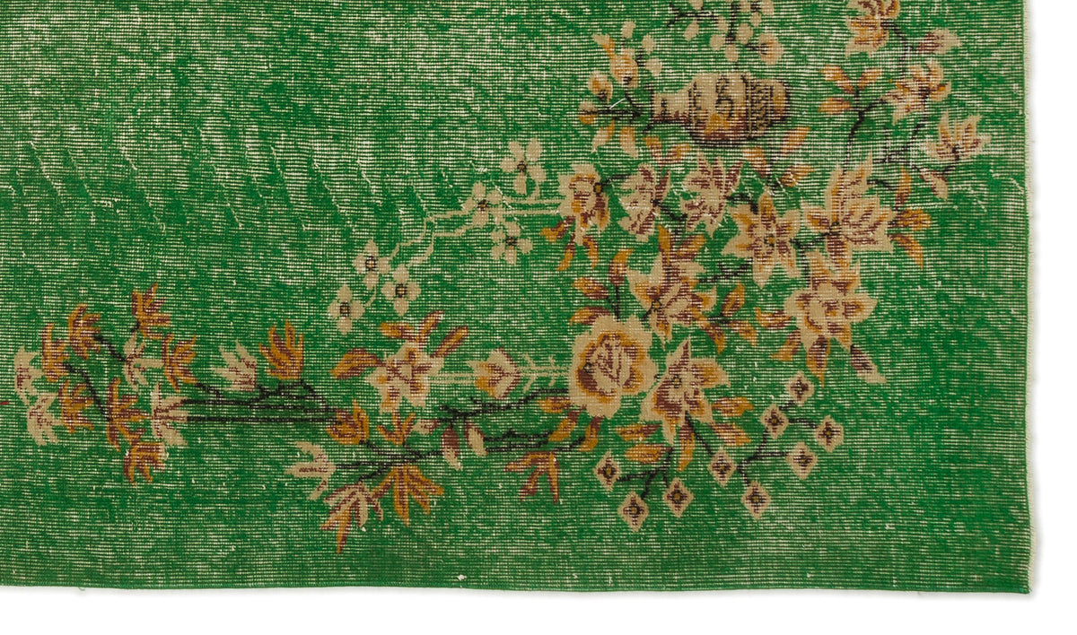 Naturel Over Dyed Vintage Rug 5&#39;1&#39;&#39; x 8&#39;11&#39;&#39; ft 154 x 271 cm