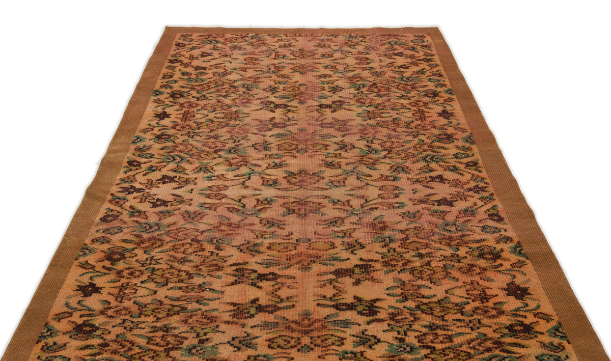 Naturel Over Dyed Vintage Rug 5&#39;6&#39;&#39; x 8&#39;3&#39;&#39; ft 168 x 252 cm